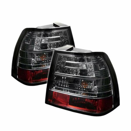 SPYDER Smoke ALT-YD-VJ99-LED-SM LED Tail Lights for 1999-2004 Volkswagen Jetta 5008435